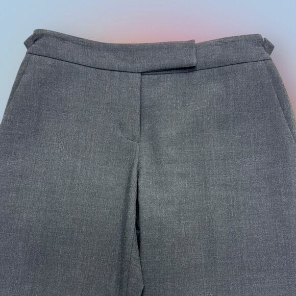 LANDS END Women’s 2P Gray Bootleg Dress Pant - Picture 1 of 4
